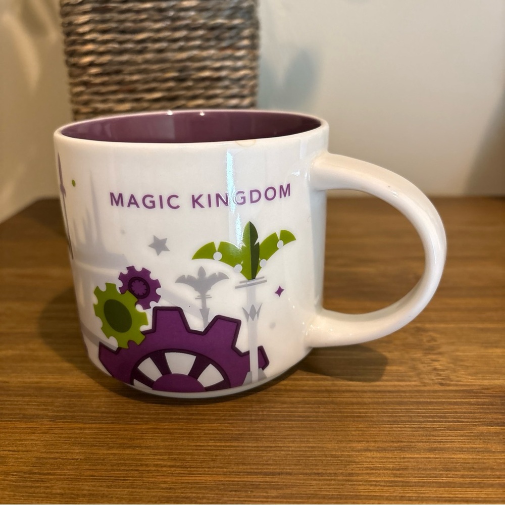 Disney Parks Starbucks Magic Kingdom Tomorrowland Ceramic Mug 14 Fl Oz